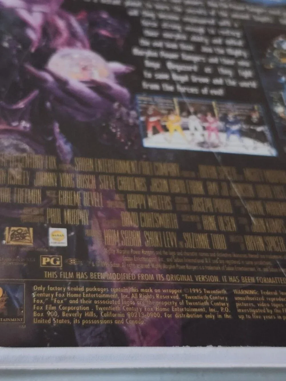 Mighty Morphin' Power Rangers: The Movie - 1995 - VHS